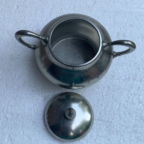 Vintage Metawa Holland Sugar Container, Real Pewter 94% , Pre 1985 Collectible - Picture 2 of 7